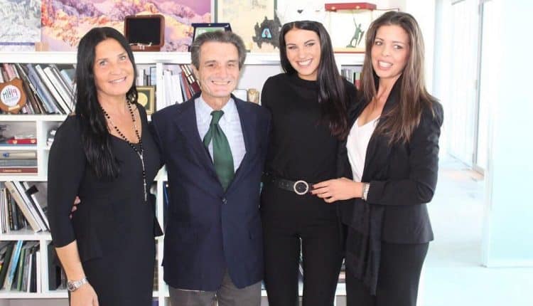Milano, Miss Italia 2019 Carolina Stramare ospite in Regione Lombardia dal Presidente Attilio Fontana
