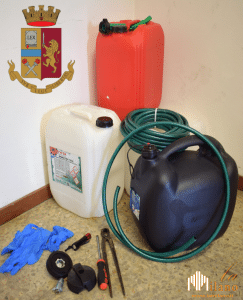 Varese, furto di carburante, arrestati due cittadini albanesi