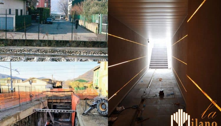 Lecco, apertura del sottopassaggio di Rivabella