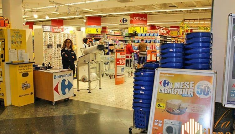 Varese, denunciato 50enne per furto alimenti al Carrefour