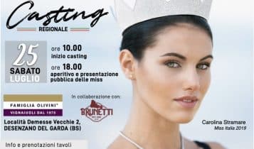 CASTING MISS ITALIA LOMBARDIA 25 luglio desenzano