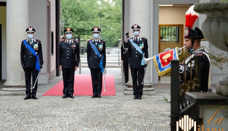 Milano, il comando della Legione Carabinieri "Lombardia" al Generale Taurelli Salibeni