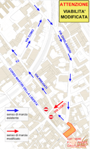 Lecco, lavori in piazza Padre Cristoforo: le modifiche alla viabilità