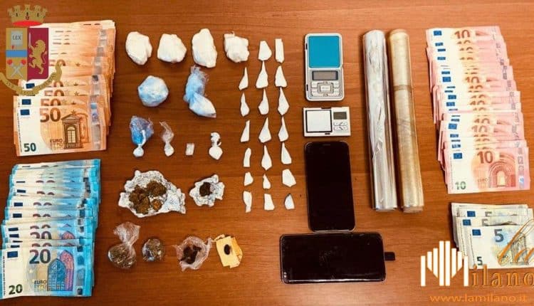 Milano, droga nell'hinterland milanese: la Polizia sequestra quasi due etti di cocaina ed altre sostanze e arresta due pusher