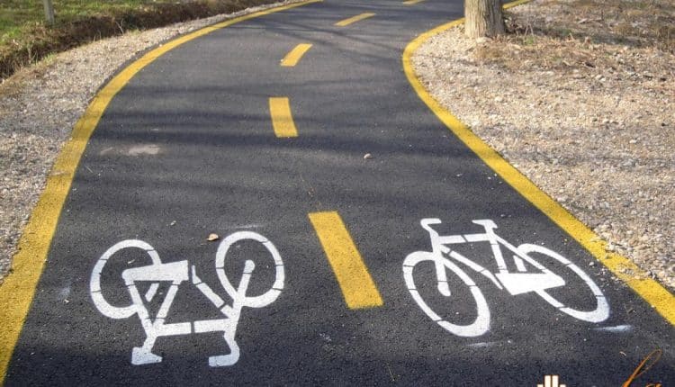 Milano, primo chilometro del tratto milanese della ciclovia turistica che collega Venezia a Torino