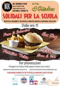 Brescia, solidarietà per la scuola: aiutare le famiglie con bambini e ragazzi in età scolare in difficoltà economica