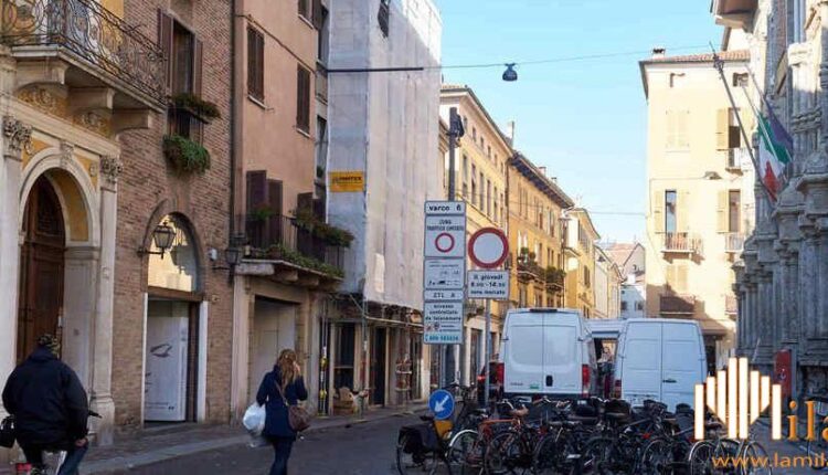 Mantova, corso Garibaldi mobilità modificata