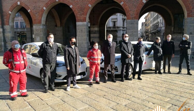 Monza, car sharing elettrico per la croce rossa