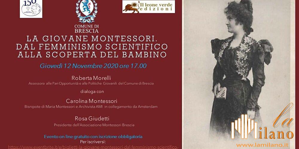 Brescia, incontro on line “La giovane Montessori. Dal femminismo scientifico alla scoperta del bambino”
