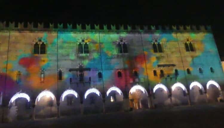 Mantova, 3 video mapping raccontano gli elementi della natura e animano il centro sino al 7 gennaio