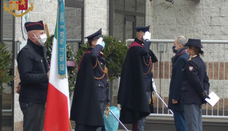 Lecco, cerimonia di commemorazione in ricordo dell’Agente della Polizia di Stato Pischedda