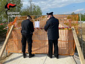 Milano, operazione "Feudum", sequestrato cantiere nel comune di Opera
