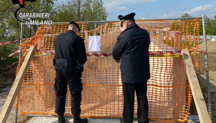 Milano, operazione "Feudum", sequestrato cantiere nel comune di Opera
