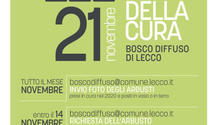 Il "bosco diffuso di Lecco", richieste entro il 14 novembre