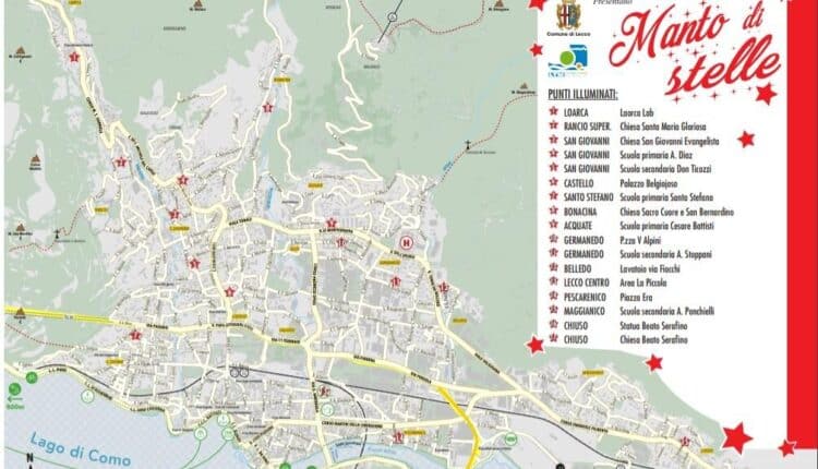 Lecco, torna per il secondo anno l'iniziativa "Manto di stelle"