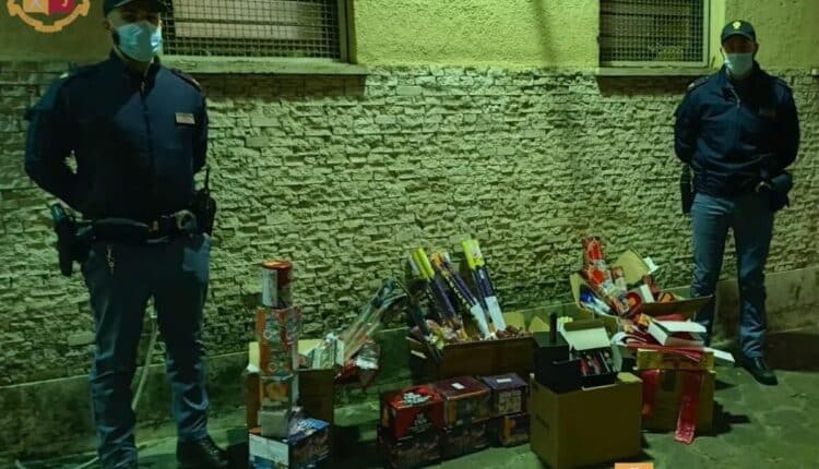 Roma, oltre 200 kg. di botti e fuochi illegali sequestrati dalla Questura, due persone denunciate