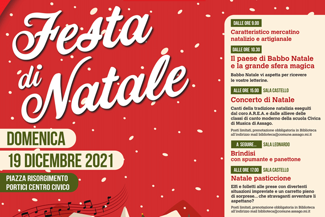 Milano, torna anche quest'anno la Festa di Natale ad Assago