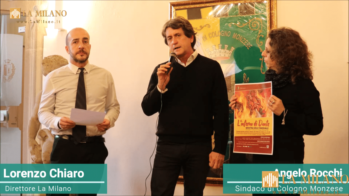 Cologno mostra dante sindaco rocchi assessore perego