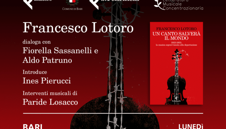 Bari, presentato "Un canto salverà il mondo", il nuovo volume di Francesco Lotoro