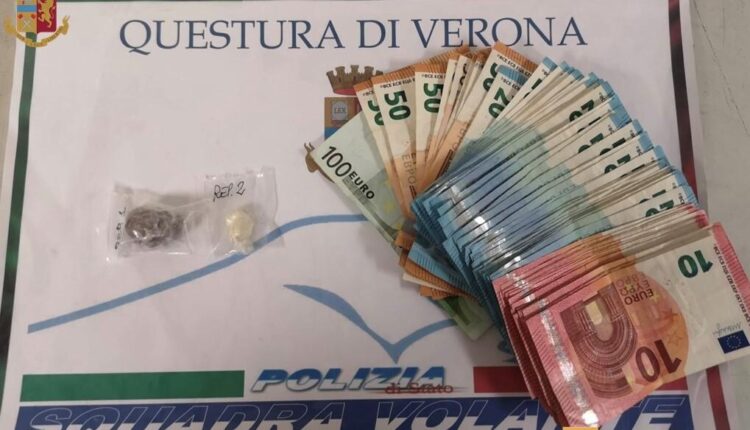 Verona, due arresti e sequestro di cocaina, eroina e 1500 euro in contante in meno di 12 ore