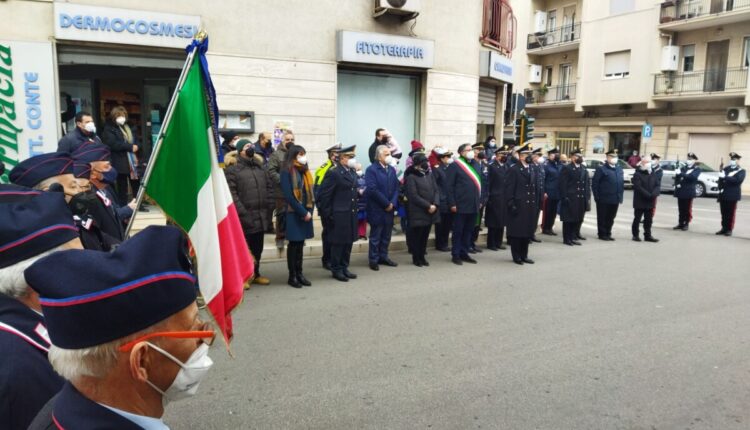 Ceglie Messapica (Brindisi): cerimonia di commemorazione del Carabiniere Ausiliario M.O.V.M. Angelo Petracca
