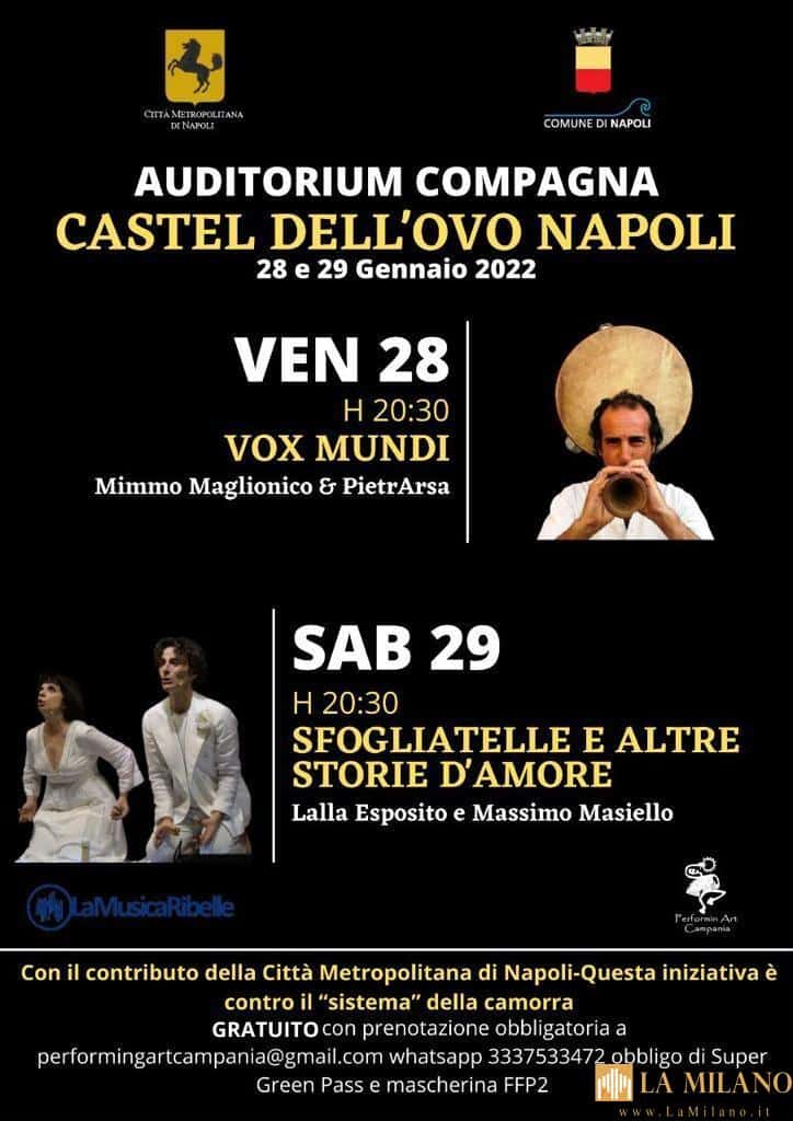 Napoli, la due giorni "Vox Mundi" al Castel dell'Ovo