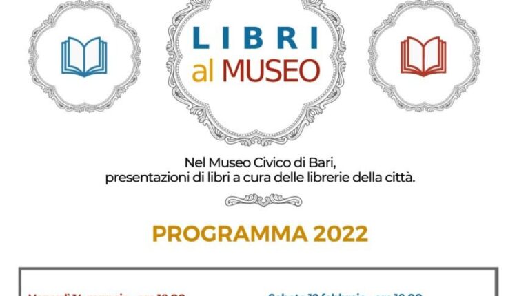 Bari, Libri al Museo: al via dal 14 gennaio il progetto del Comune