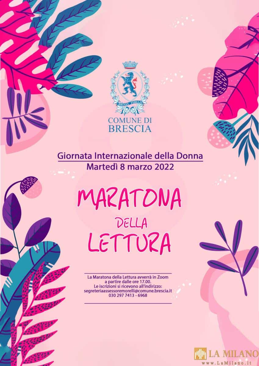 Brescia, terza edizione della maratona di lettura in occasione della Giornata Internazionale della Donna