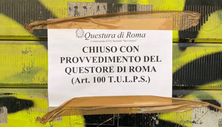 Roma, raffica di controlli a locali: 7 locali chiusi e 5 sanzionati amministrativamente per norme anticovid e la 