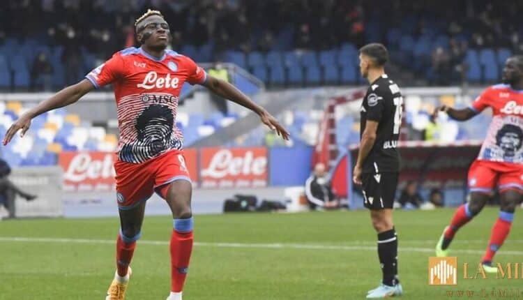 Napoli, serie A, Osimhen incontenibile: finisce 2-1 tra Napoli e Udinese