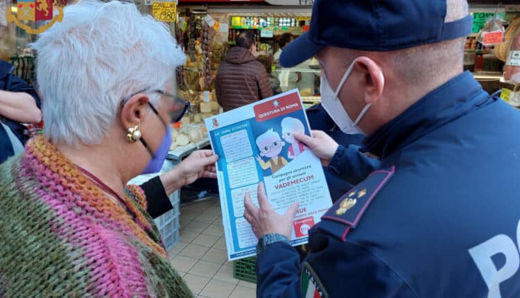 Roma, al via la campagna organizzata dalla Questura di Roma per la “sicurezza degli anziani”: argomento principale sono le truffe