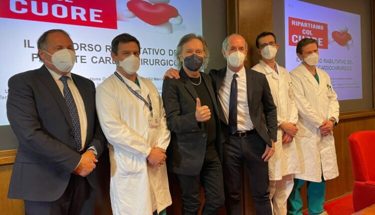 Treviso, innovativa nell'ambito della sanità per la riabilitazione cardiochirurgica: Red Canzian testimonial in quanto paziente del percorso