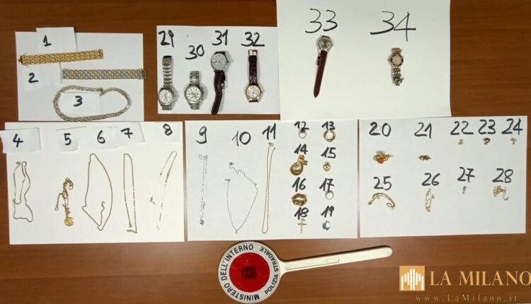 Frosinone, sottoposti a custodia cautelare in carcere due uomini trovati in possesso di refurtiva