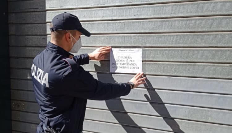 Roma, proseguono incessanti i servizi straordinari di controllo del territorio da parte delle Forze dell’Ordine disposti dalla Questura, chiusa un’attività commerciale per 5 giorni, elevate sanzioni per 19.250 euro