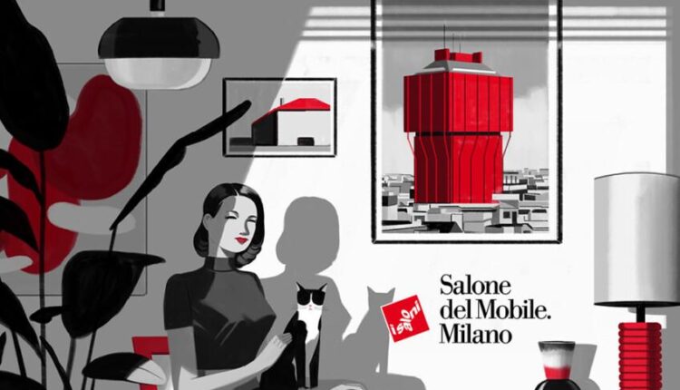 Milano, il Salone del Mobile.Milano svela il secondo manifesto dedicato alla sua 60ª edizione realizzato da Emiliano Ponzi