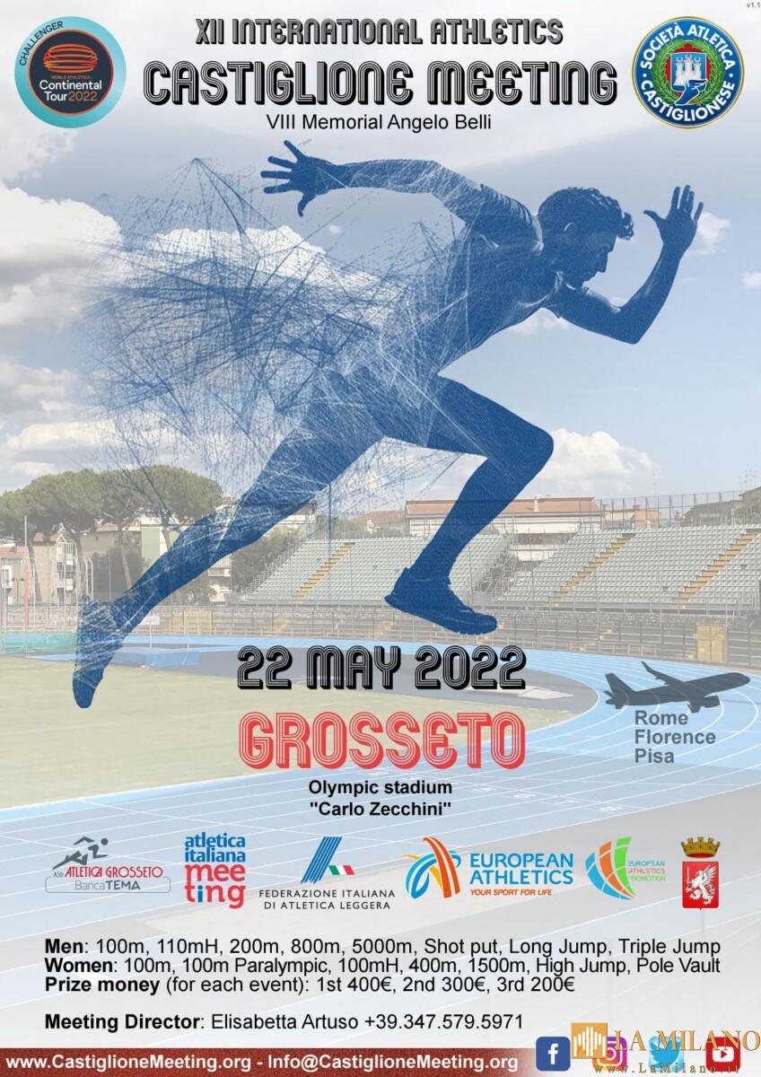 Grosseto, sempre più capitale dell'atletica: il Castiglione meeting si sposta in città per una manifestazione ricca di sport