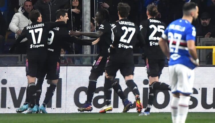 Genova, Morata non lascia scampo e traina la Juventus. Tra Sampdoria e Juventus è 1-3