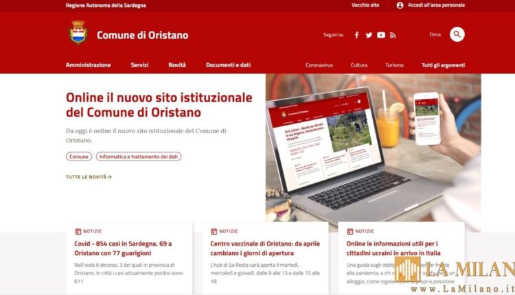Oristano, online il nuovo sito istituzionale del Comune: servizi digitali semplici, facili da usare e centrati sulla base degli effettivi bisogni