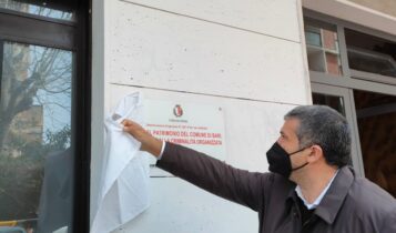 Bari, inaugurazione di un bene confiscato in via Buccari