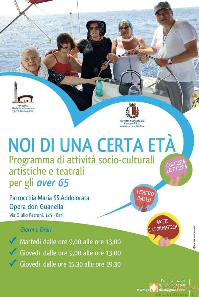 Bari, “Noi di una certa età” il progetto in contrasto alla solitudine