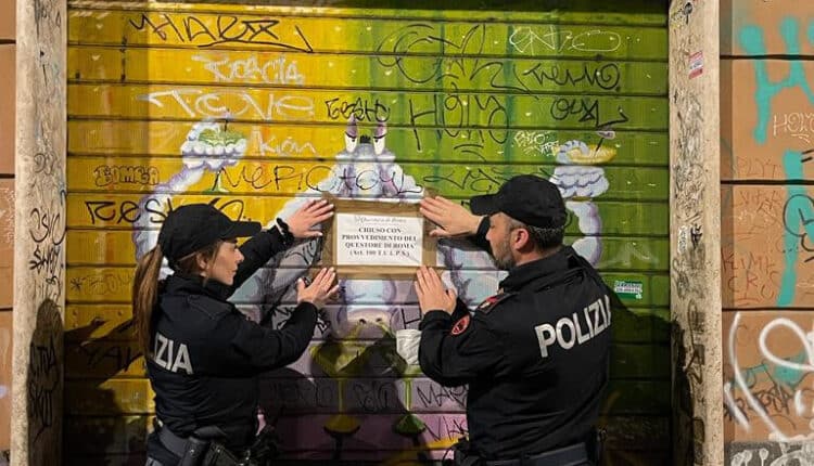 Roma, chiusi 2 locali e controllate 178 persone