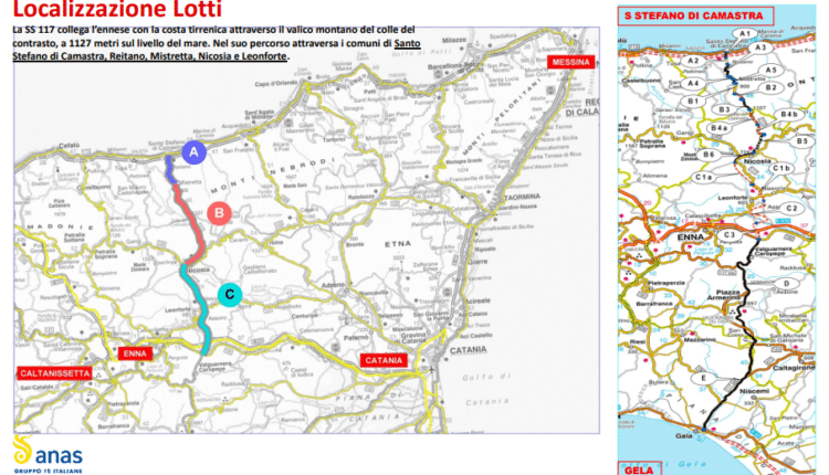 Sicilia, approvato progetto esecutivo del lotto B5 della Statale Nord-Sud