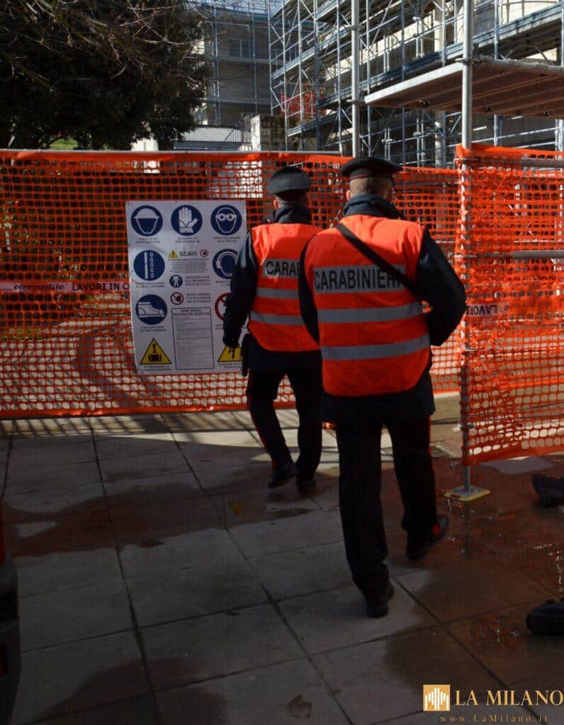 Carbonia, lavoro nero nel cantiere privato: multa da €7.500