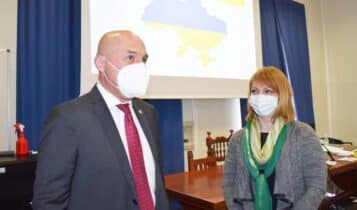 Arezzo, prima lezione per la docente ucraina, scappata dalla guerra