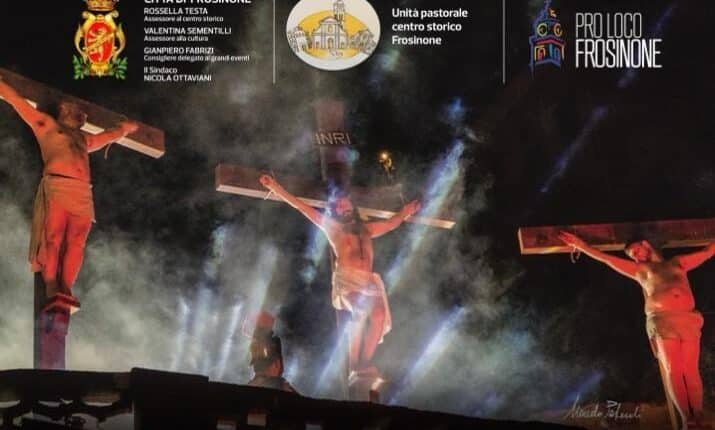 Frosinone, domenica si terrà la Passio Christi