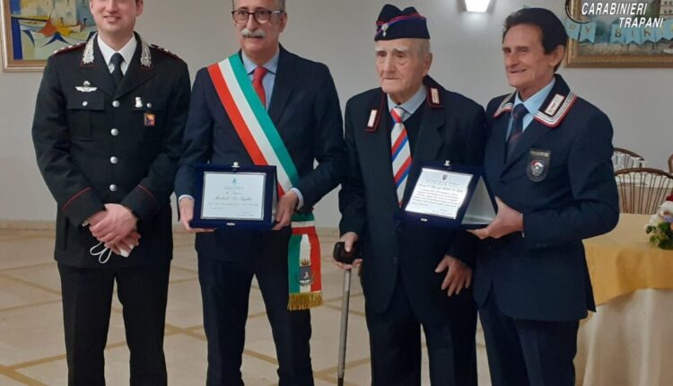 Marsala, festa per i 100 anni del Vice Brigadiere Michele Di Figlia