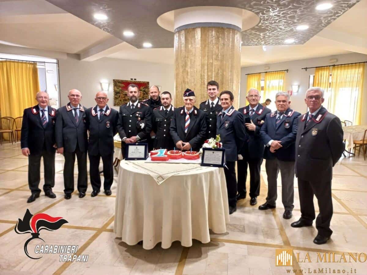 Marsala, festa per i 100 anni del Vice Brigadiere Michele Di Figlia