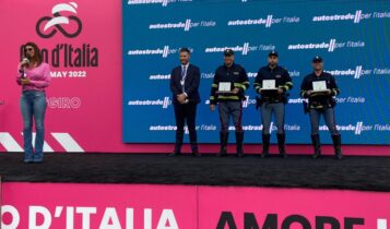 Santarcangelo di Romagna, Giro d'Italia, premiati gli eroi della sicurezza
