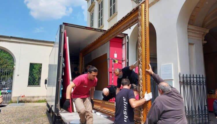 Milano, "Maternità" di Gaetano Previati alla GAM.