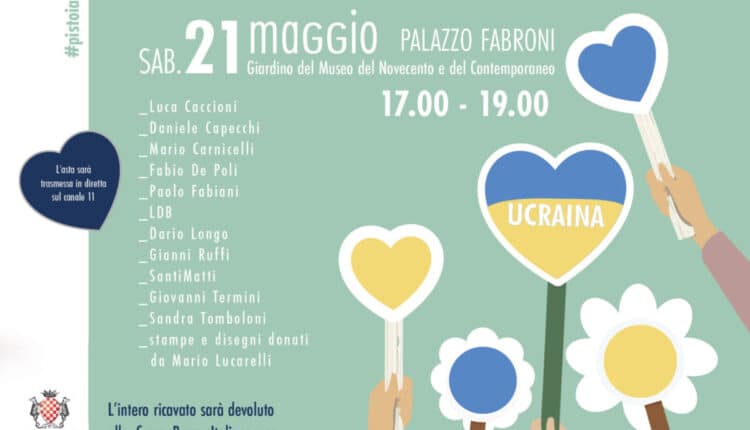 Pistoia, arte e cultura strumenti di pace, PistoiArt for Ucraina